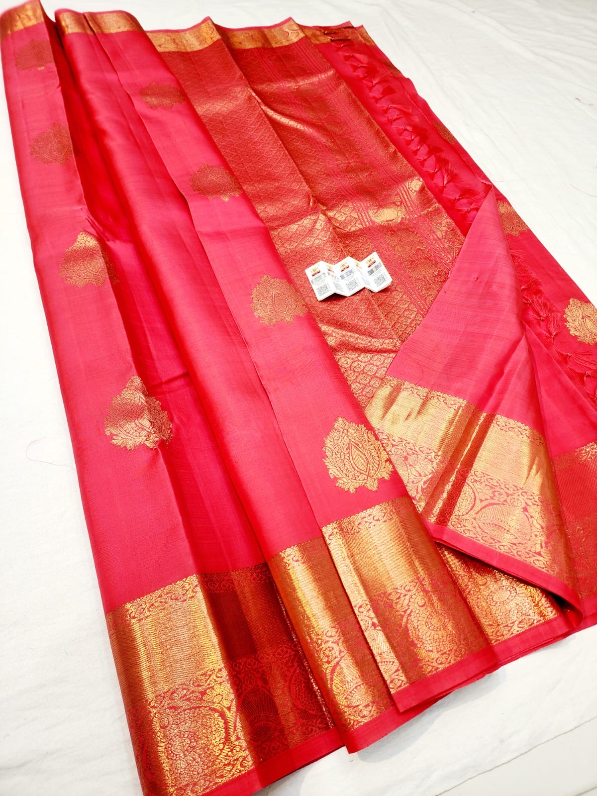 Kanchipuram Pure Silk Saree Bridal Kanjivaram Sari SPK248