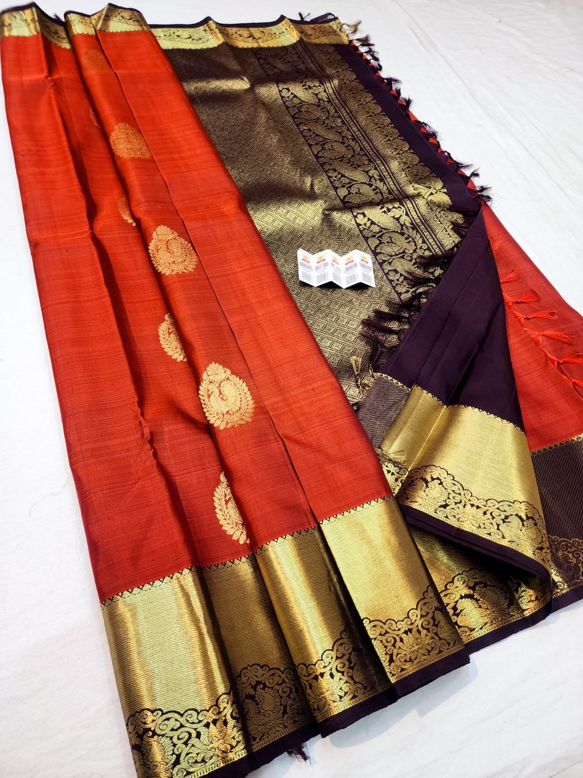 Kanchipuram Pure Silk Saree Bridal Kanjivaram Sari SPK272