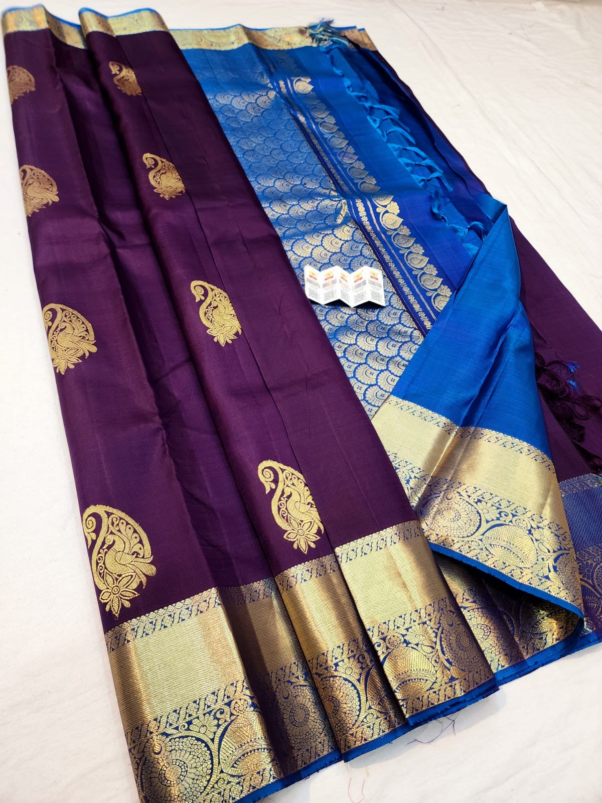 Kanchipuram Pure Silk Saree Bridal Kanjivaram Sari SPK270