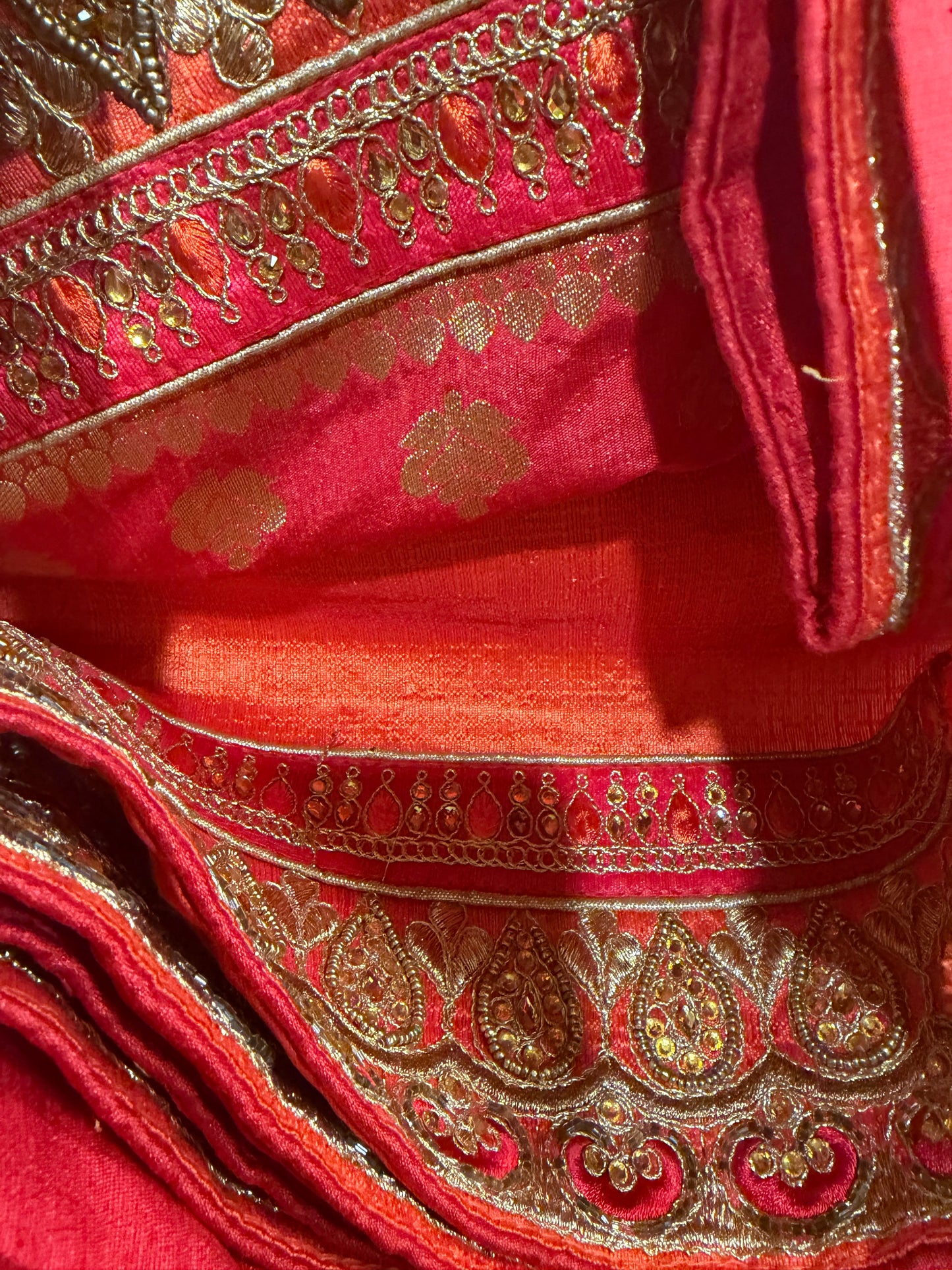Sari Indian Fancy Party wear Saree Red SAR5