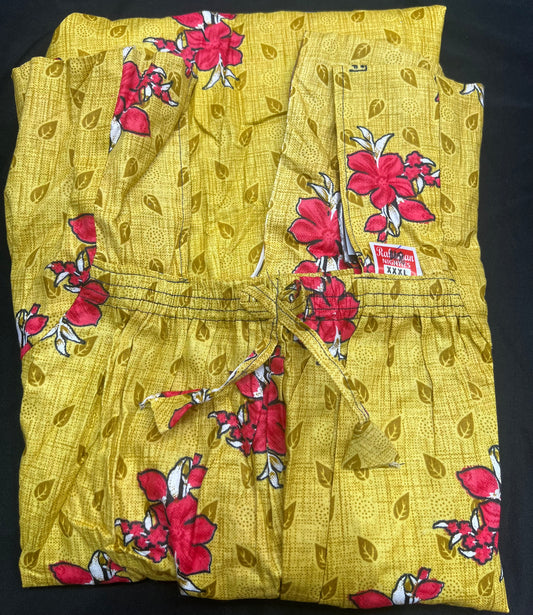 Free size Indian Cotton Nighty Nightgown NI3