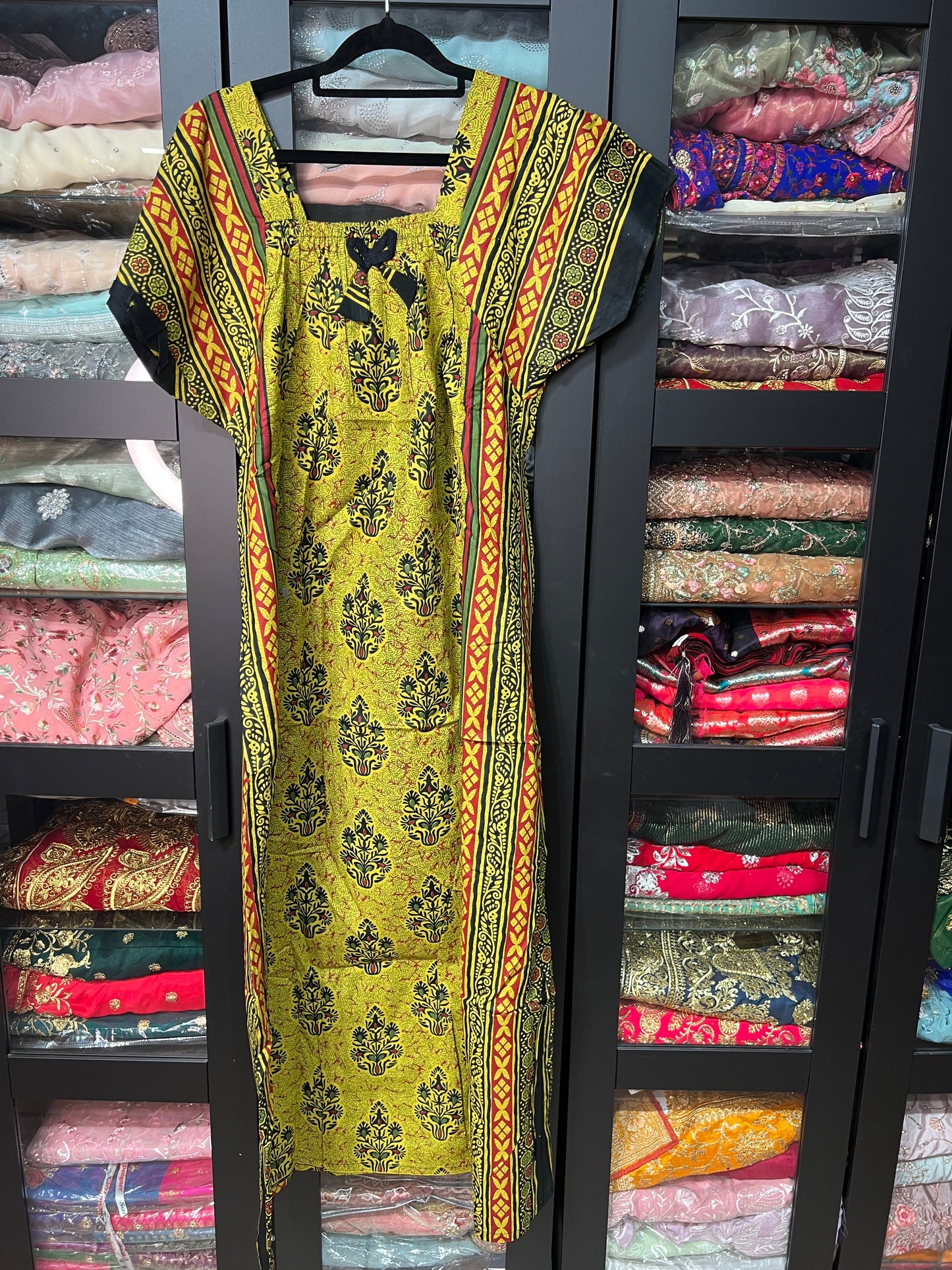 Free size Indian Cotton Nighty Nightgown NI25