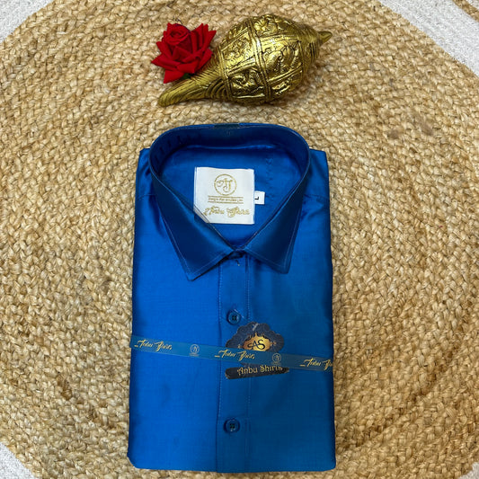 Bollywood Indian men’s Blue Shirt V18