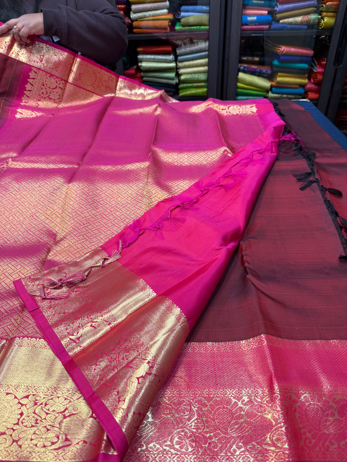 Bridal Kanchipuram Pure Silk Saree Kanjivaram Sari SPK464