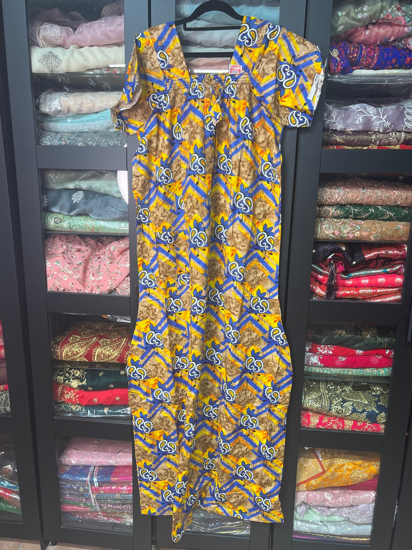 Free size Indian Cotton Nighty Nightgown NI11