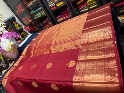 Kanchipuram Pure Silk Saree Kanjivaram Sari| SPK080