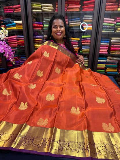 Bridal Kanchipuram Pure Silk Saree Kanjivaram Sari SPK462