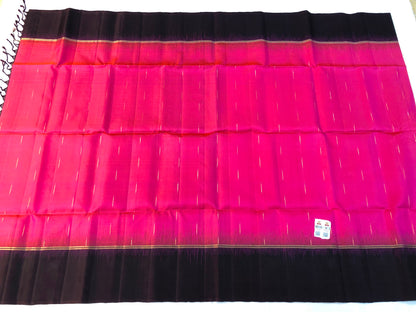 Pattu Soft Silk Indian Saree Pure Silk Sari Dark Pink SS38