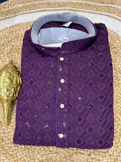 Light Blue Men’s Kurta Indian Sherwani Bollywood outfit M15