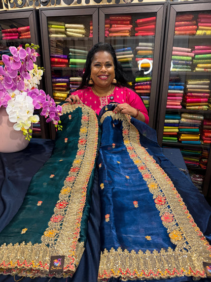 Sari Indian Fancy Party wear Saree Z1