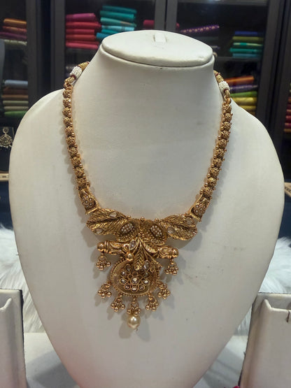 Traditional Indian Jewellery Brass Necklace N10