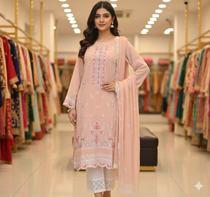 40” & 44” Indian Salwar Kameez Pakistani Suit SS27