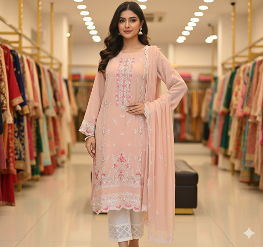 40” & 44” Indian Salwar Kameez Pakistani Suit SS27