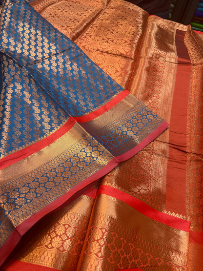 Sari Indian Bollywood Art Silk Greenish Blue Diwali Saree Z13 Col 4