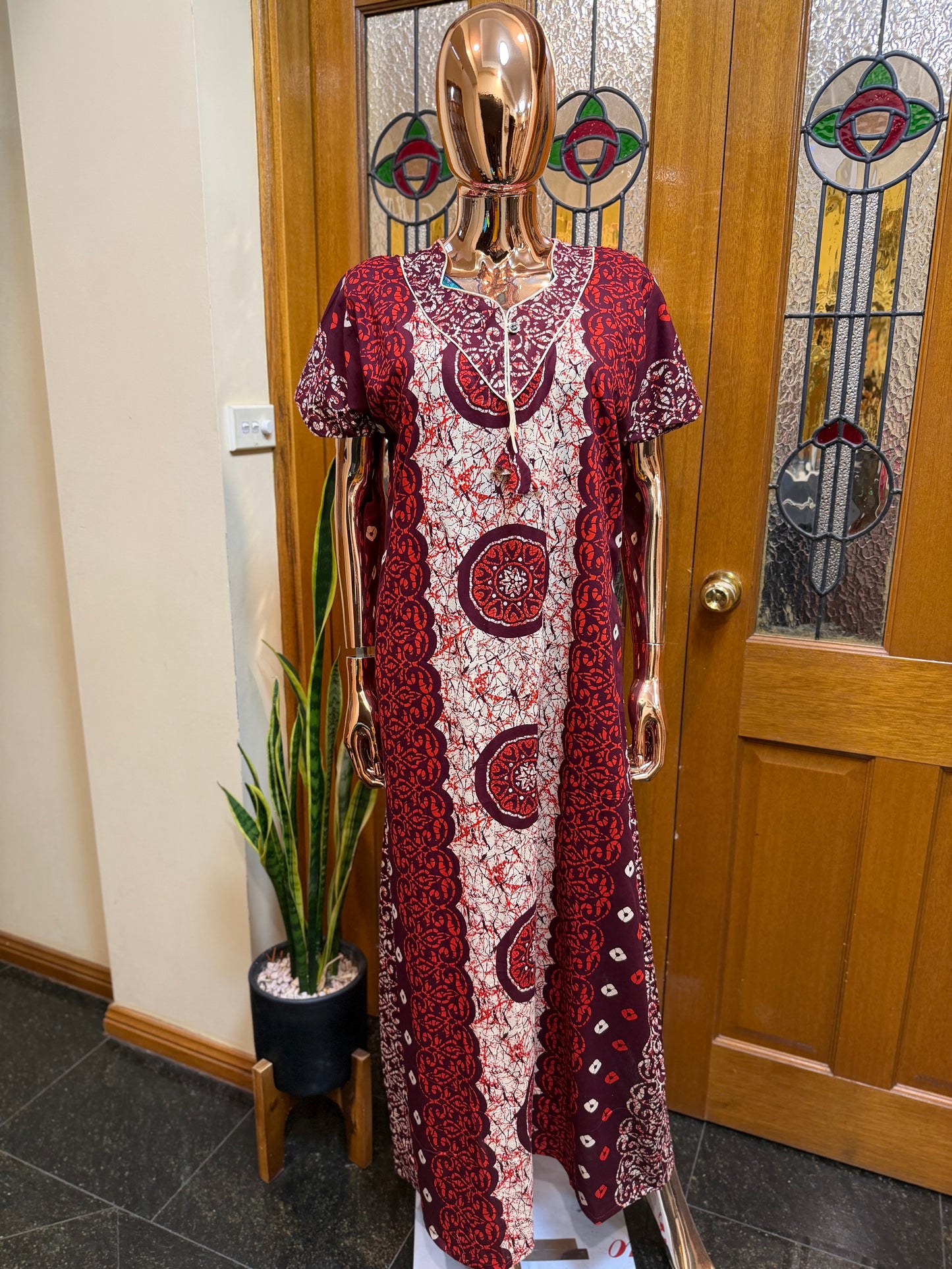 Free size Indian Cotton Nighty Nightgown NI1