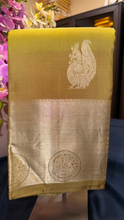 Kanchipuram Pure Silk Saree Kanjivaram Sari| SPK100