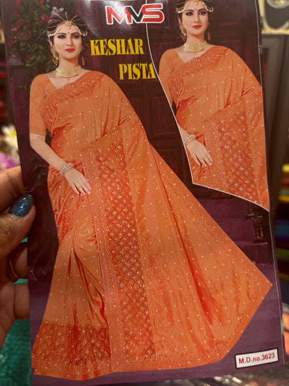 Sari Indian Bollywood Diwali Fancy Party wear Saree Z14 Col 6