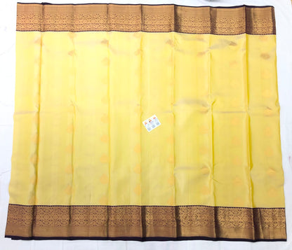 Kanchipuram Pure Silk Saree Bridal Indian Kanjivaram Sari SPK315