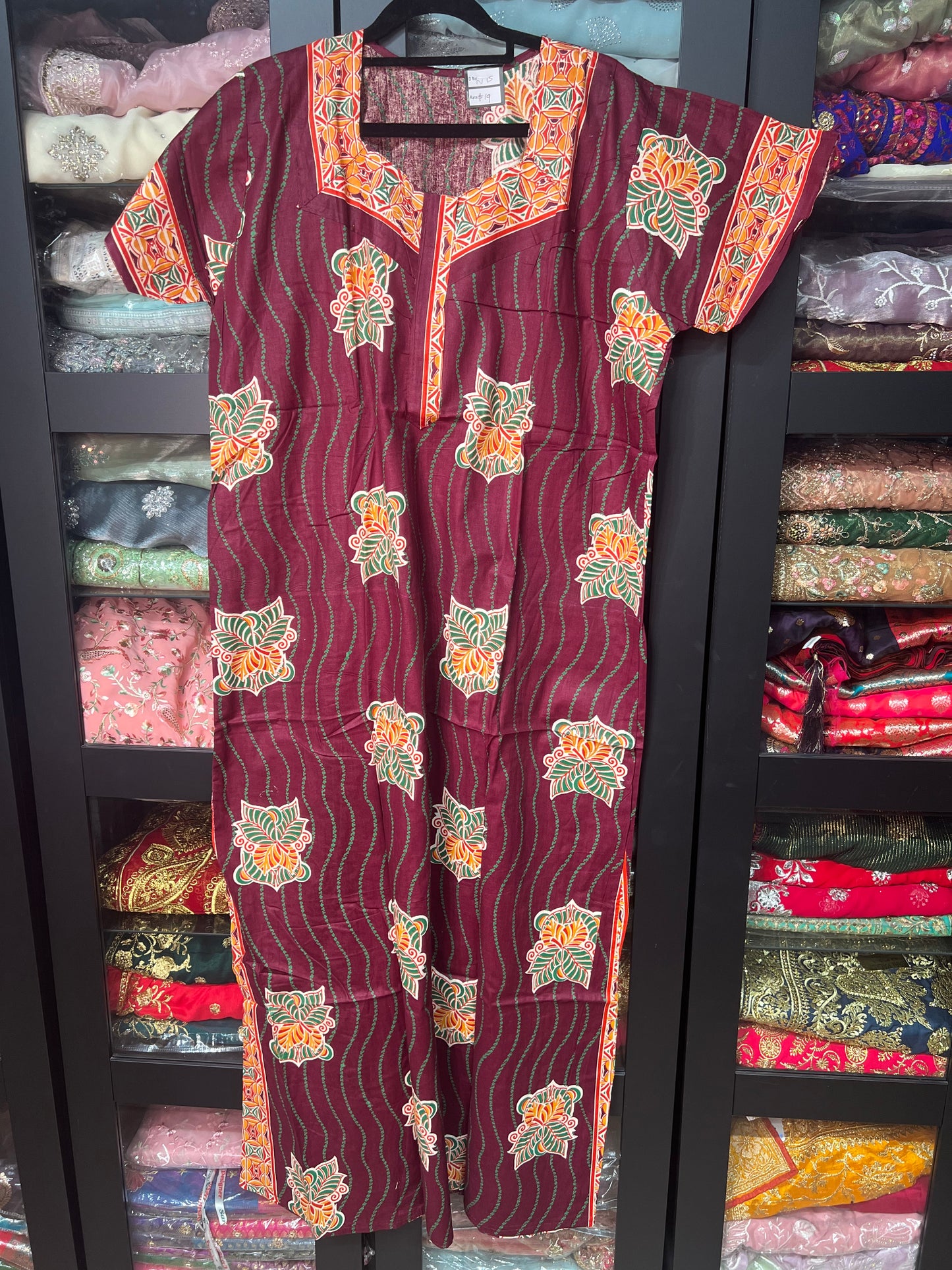 Free size Indian Cotton Nighty Nightgown NI15