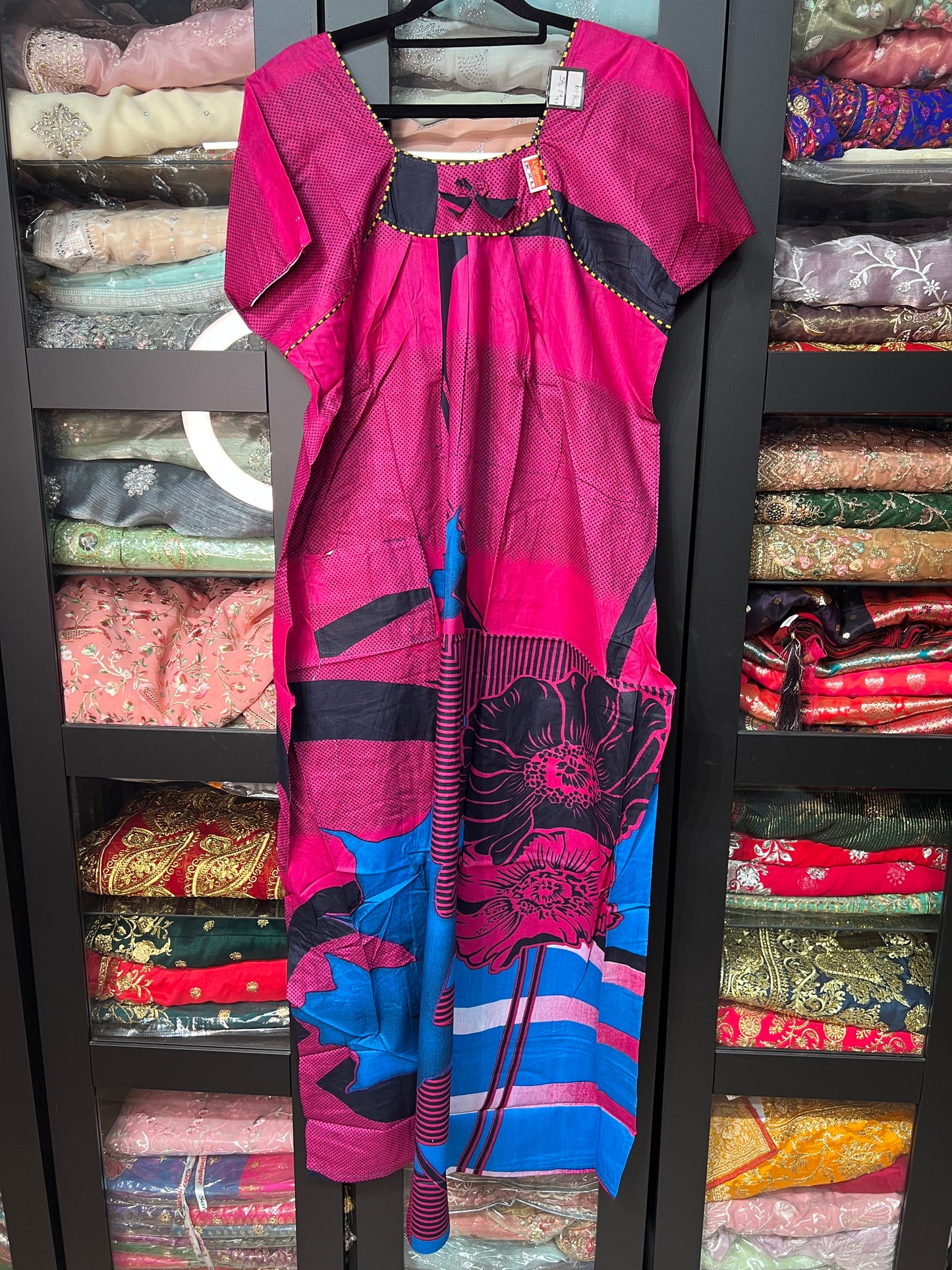 2XLsize Indian Cotton Nighty Nightgown NI35