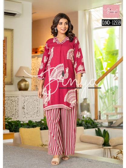 Indian modern coord set Outfit Salwar Kameez Suit Z2