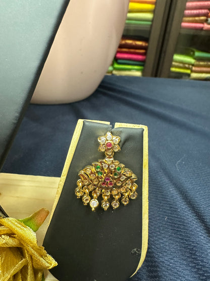 Impon Temple Indian Necklace Multi Addiyal Jewellery N39