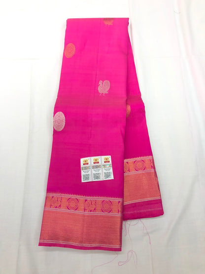 Kanchipuram Pure Silk Saree Bridal Indian Kanjivaram Sari SPK314