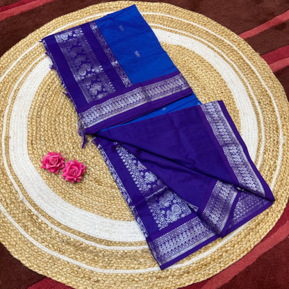 Kalyani Silk Cotton Traditional Sari South Indian Saree S140