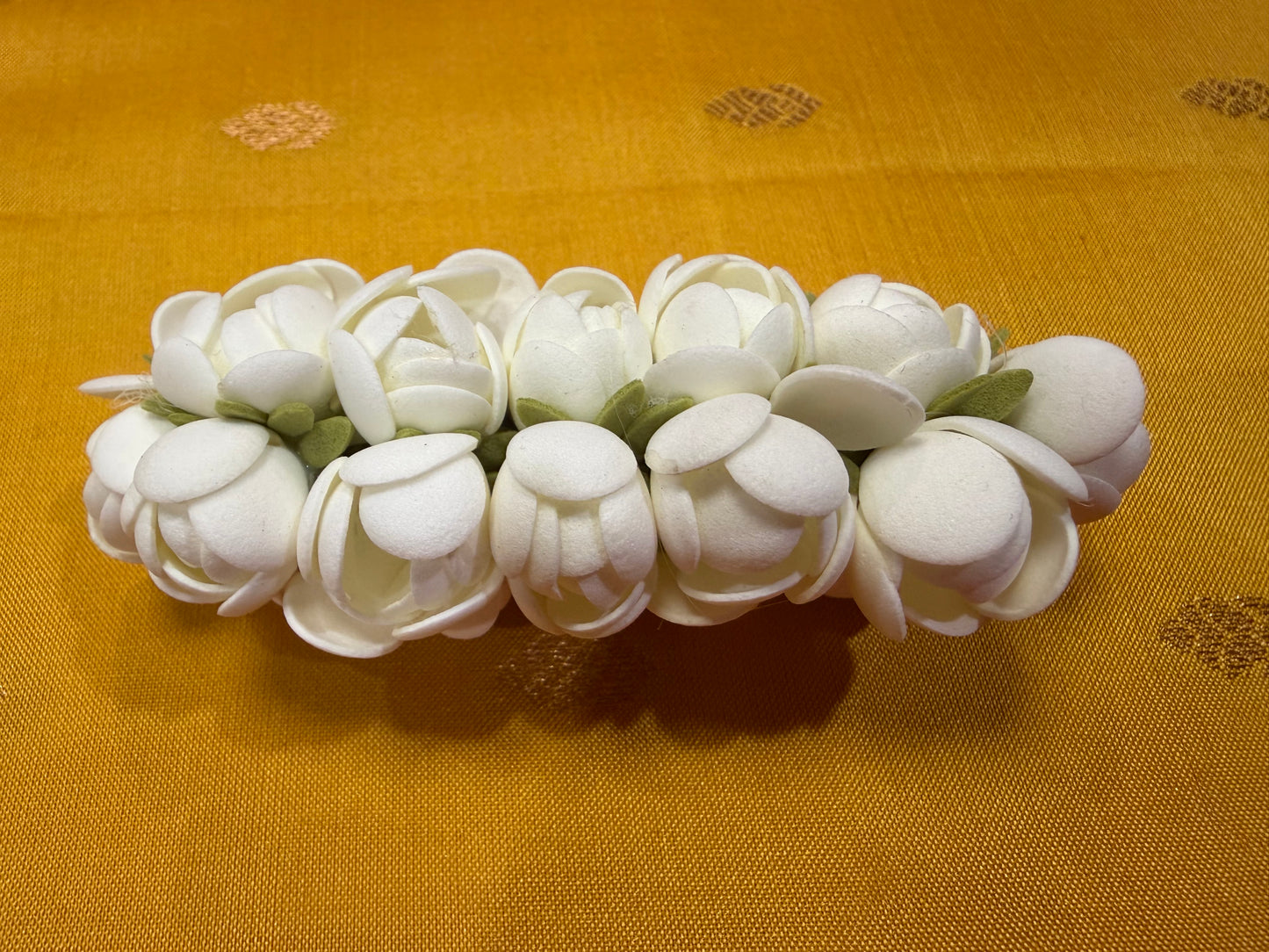 Natural Looking Handmade Jasmine Flower Clip Gajra G18