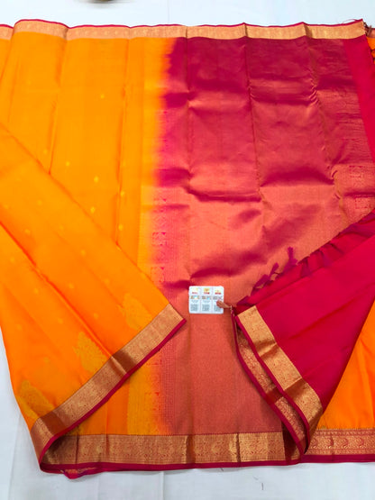 Kanchipuram Pure Silk Saree Bridal Indian Kanjivaram Sari SPK340
