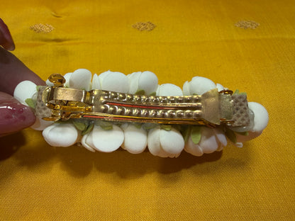 Natural Looking Handmade Jasmine Flower Clip Gajra G18