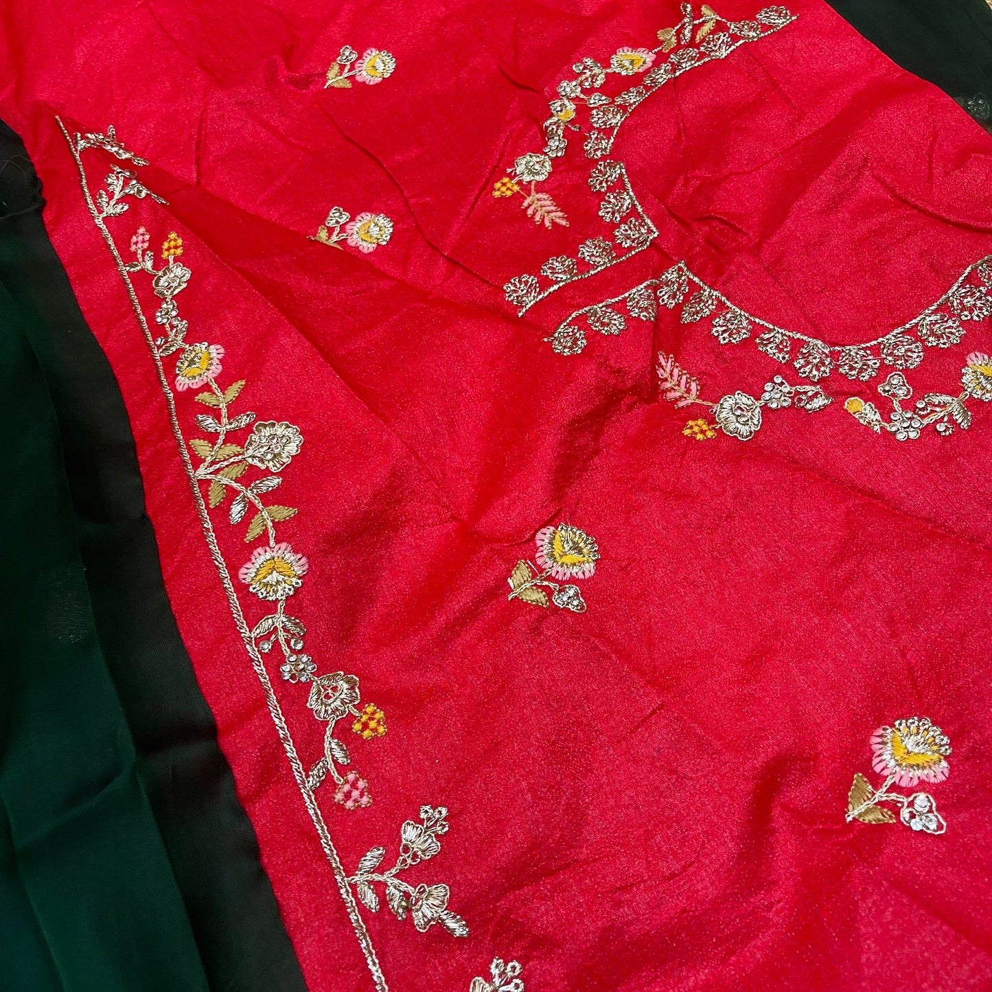 Sari Indian Fancy Party wear Teal Saree SAR12