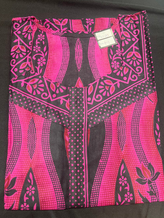 Free size Indian Cotton Nighty Nightgown NI20