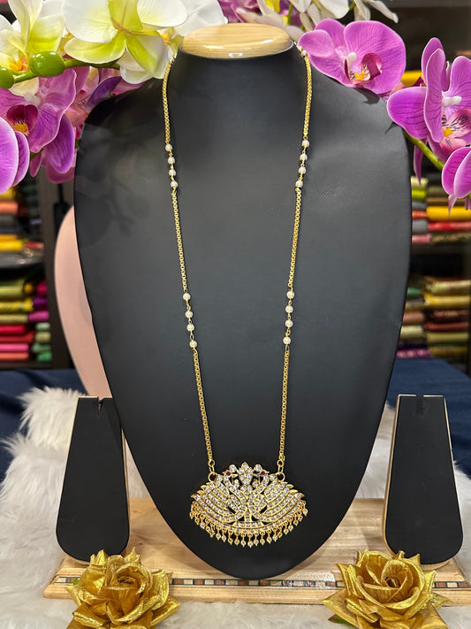 Impon Indian Necklace Annam Pathakkam Haram Wedding Jewellery N28