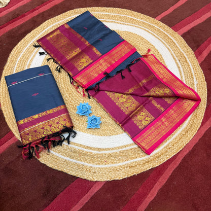 Kalyani Silk Cotton Sari South Indian Saree S140