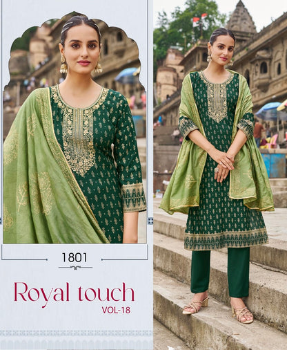 Indian Ladies Blue Rayon Salwar Kameez Kurti Suit SS32