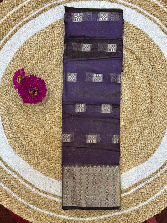 Purple Sari Indian Saree S24