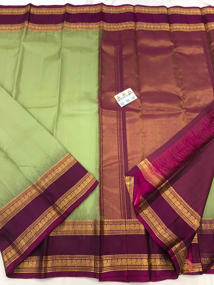 Kanchipuram Pure Silk Saree Bridal Indian Kanjivaram Sari SPK335