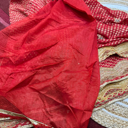 Sari Indian Bollywood Designer Fancy Party wear Saree Red Z5