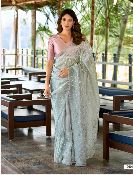 Sari Indian Bollywood Designer Party wear Saree Z10 Col 5