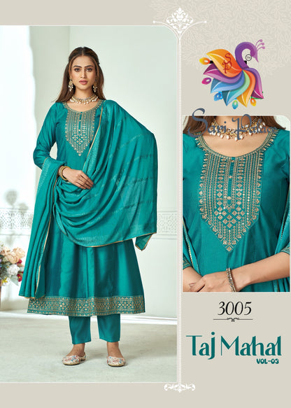 Rama Indian Pakistani Anarkali Outfit Salwar Kameez Kurti Suit EID SS42