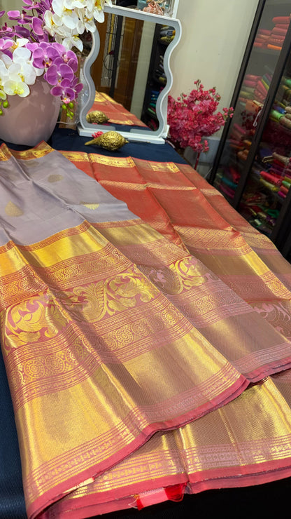 Kanchipuram Pure Silk Saree Kanjivaram Sari| SPK096