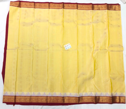 Kanchipuram Pure Silk Saree Bridal Indian Kanjivaram Sari SPK338