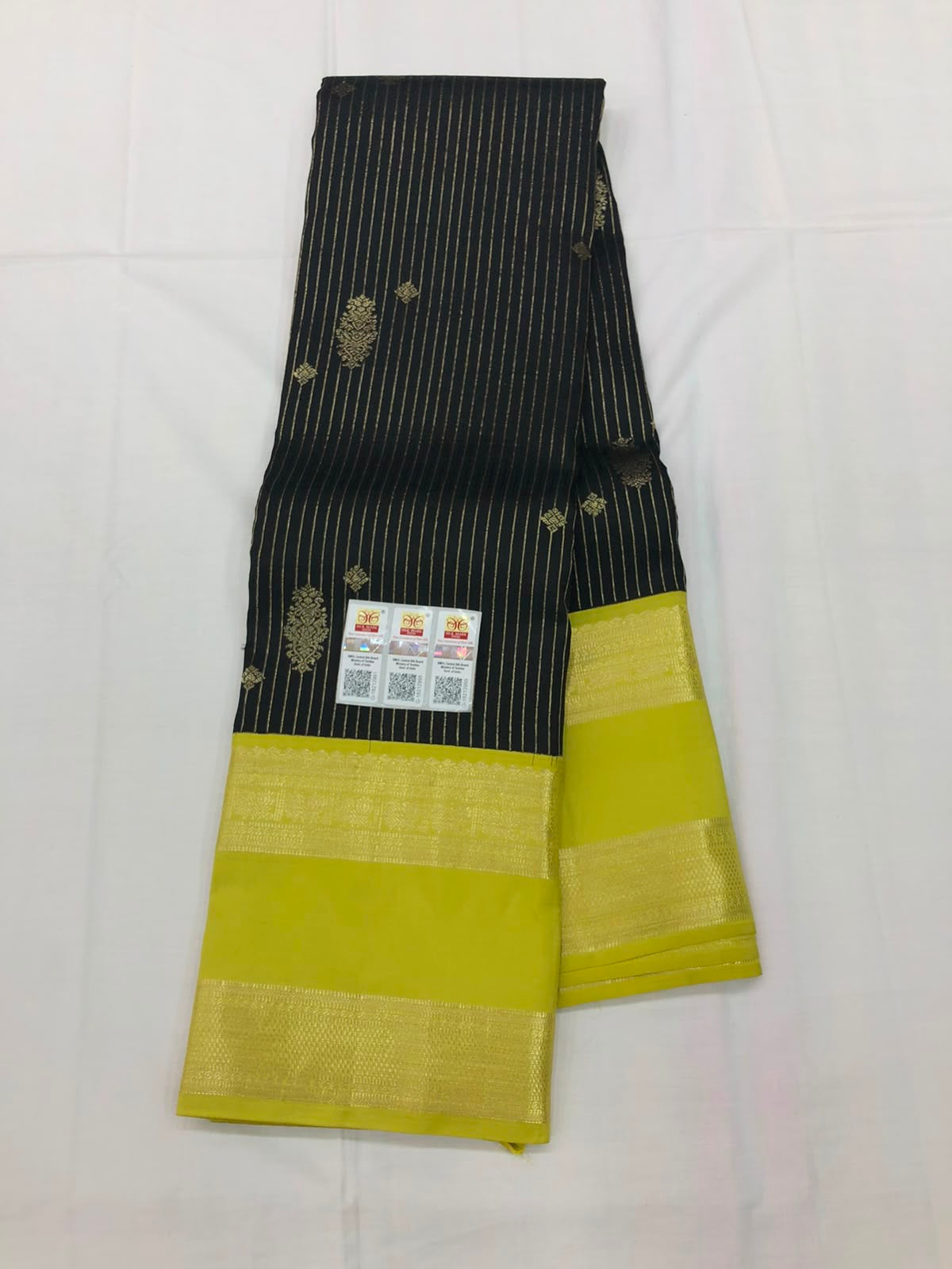 Vintage Kanchipuram Pure Silk Saree Bridal Kanjivaram Sari SPK305