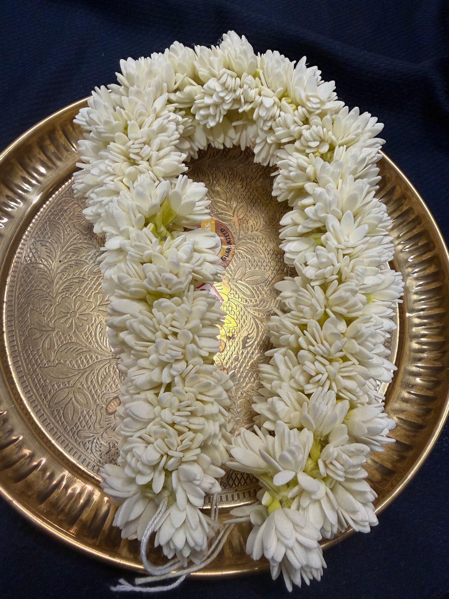 Double Mullai Poo Natural Looking Handmade Jasmine Flower Gajra G11