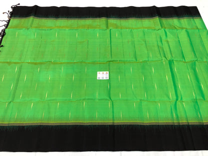Kanchipuram Pattu Soft Silk Saree Pure Silk Bridal Sari Green | SS10
