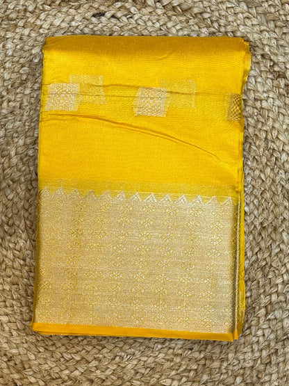 Yellow Sari Indian Saree S26