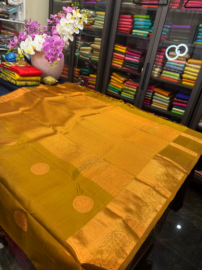 Kanchipuram Pure Silk Saree Bridal Kanjivaram Sari SPK240