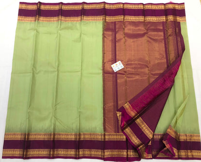 Kanchipuram Pure Silk Saree Bridal Indian Kanjivaram Sari SPK335
