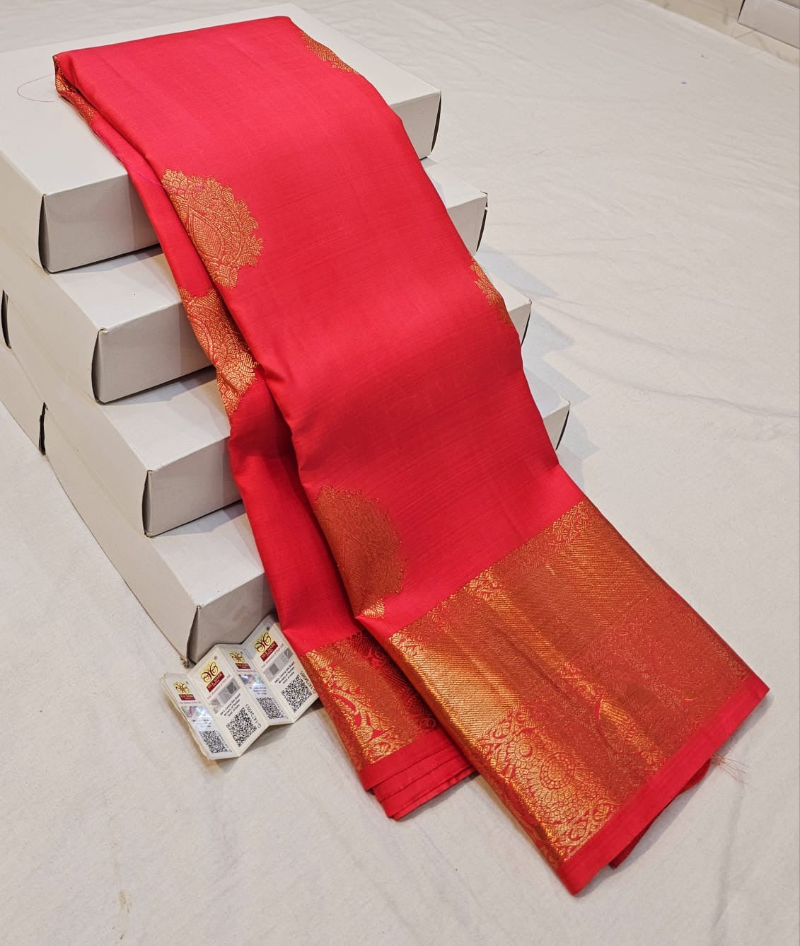 Kanchipuram Pure Silk Saree Bridal Kanjivaram Sari SPK248